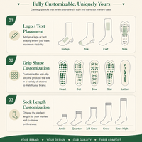 Chaussettes de yoga à volants de qualité supérieure, design tendance, avec logo personnalisé, chaussettes de pilates antidérapantes pour femmes, chaussettes antidérapantes pour l'intérieur