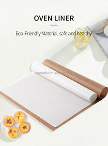 حصيرة واقية غير لاصقة بطانات فرن سميكة للخدمة الشاقة لأسفل الفرن بطانة قابلة لإعادة الاستخدام لفرن المذاق بالغاز الكهربائي - Product Image 5