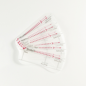 Haute qualité 10 pièces/ensemble pochoirs à sourcils réutilisables dessin à sourcils <span class=keywords><strong>pochoir</strong></span> de cartographie des sourcils <span class=keywords><strong>Kit</strong></span> de <span class=keywords><strong>pochoir</strong></span> à sourcils - Product Image 1