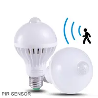 LED電球メーカー高ルーメン誘導電球3000k4000k6000kセンサーモーションセンサーホワイト5w 7w 9w 12w 15wLED電球