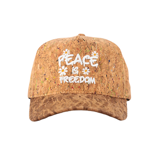 Casquette de baseball TCAP Chine à 5 panneaux, personnalisée, en liège naturel, cuir, tissu polyester avec broderie, réglable, pour toutes les saisons - Product Image 2
