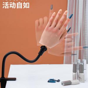 Mano de Práctica de Uñas Realista para Maquillaje 2024, Modelo de Mano de Silicona para Práctica de Uñas y Arte de Uñas - Product Image 2