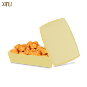 Xieli Vietnam personnalisé Double face jaune impression plateau de <span class=keywords><strong>bateau</strong></span> en papier jetable <span class=keywords><strong>pour</strong></span> la décoration de <span class=keywords><strong>vaisselle</strong></span> de f - Product Image 2
