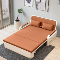 Sofá Cama Seccional Moderno y Elegante, No Inflable, Expandible, con Almacenamiento, Diseño Plegable, para Dormitorio, Hotel, Sala de Estar