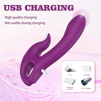 Vibrateur Lapin pour Femme, Jouet Sexuel Adulte, Godemiché pour un Plaisir Accru, Stimulation Clitoridienne, OEM & ODM Acceptables, Vente en Gros Directe Usine