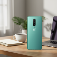 Coque arrière de remplacement verte pour OnePlus 8, étui antichoc en PC, design couleur unie, étuis pour téléphone portable pour OnePlus 8