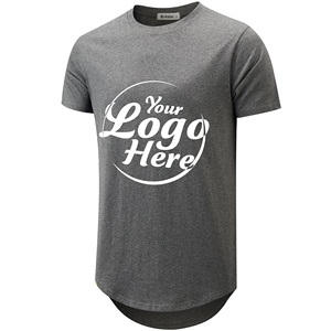 T-shirt d'été de haute qualité pour hommes 100% coton Logo personnalisé Sports Fashion Plain T Shirt pour hommes Vente en gros - Product Image 6