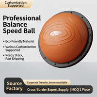 Ballon d'équilibre demi-sphère de 58 cm pour le yoga, le Pilates, l'entraînement du tronc et les exercices de fitness