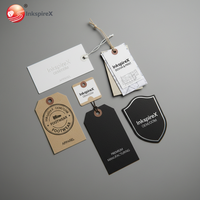 Étiquettes suspendues personnalisées de luxe avec logo, conception et impression, étiquette en papier pour vêtements de mode, étiquette suspendue en relief pour vêtements