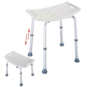 Banc de douche Kang Yuan 510x310x390-520mm en alliage d'aluminium, hauteur réglable, équipement de sécurité pour salle de bain - Product Image 1
