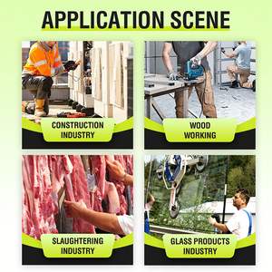 TPR油田建筑工业耐切割防护防震安全机械师工作冲击手套 - Product Image 6