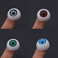 Haute qualité 12mm 16mm 22mm grand rond réaliste en plastique jouet yeux Halloween ours poupée globes oculaires pour jouets en peluche