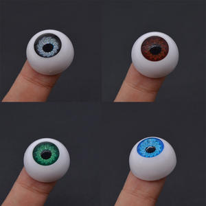 Di alta qualità 12mm 16mm 22mm grande giocattolo di plastica realistica occhi di Halloween orsi bambola bulbi oculari per peluche di peluche - Product Image 4