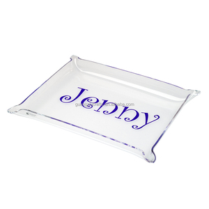 Plateaux <span class=keywords><strong>de</strong></span> service en acrylique Lucite transparent <span class=keywords><strong>Plateau</strong></span> <span class=keywords><strong>de</strong></span> service <span class=keywords><strong>d</strong></span>'<span class=keywords><strong>angle</strong></span> en acrylique pour bijoux - Product Image 6