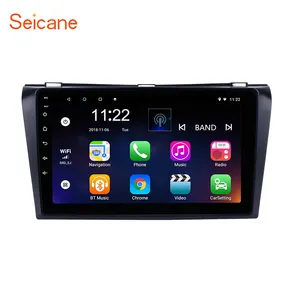 Unidad principal de 9 pulgadas Android 13,0 Radio de navegación GPS para coche para MAZDA 3 2004-2009 con pantalla táctil HD compatible con cámara de visión trasera SWC