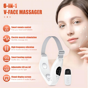 Facial Massage V Line Lifting Electric Microcurrent <b>Face</b> Slimming Device Double Chin Eliminator Reducer Machine - Product Image 1