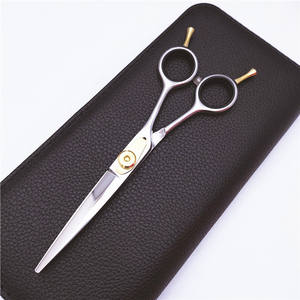 Tijeras Profesionales para Cabello Inoue Kagaku, Acero Inoxidable 440C, Hoja Afilada, Mango Largo, Diseño Irregular, Tijeras de Doble Punta - Product Image 1