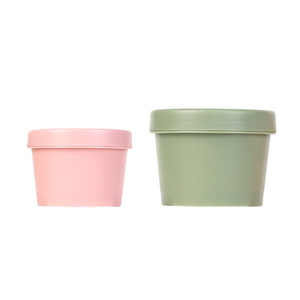 Luxo 100g Plastic Travel Jar para Cuidados com a Pele Rosa Verde Preto Corpo Scrub Container Amostra Grátis PP Cosmetic Jar Creme para Lábio - Product Image 3