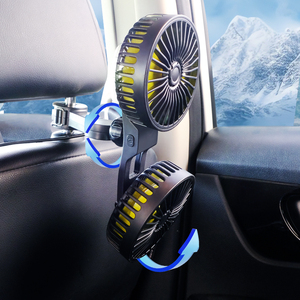 Dual Heads Car Fans for Rear Seat USB Car Back Seat Fan New Car Interior Accessories of Reaf Seat Fan Accesorios Para Automovil - Product Image 2