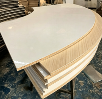 Table de conférence modulaire incurvée, bureau de réunion ovale, mobilier de bureau portable pour 4, 6, 8, 12, 20 personnes