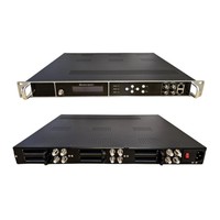 Tuner de DVB-S2 2/4/6/8/12 DVBS avec emplacement CI CAM Entrée DVBS2 vers ATSC ISDBT DVB-C QAM Sortie DVBT Modulateur RF CATV