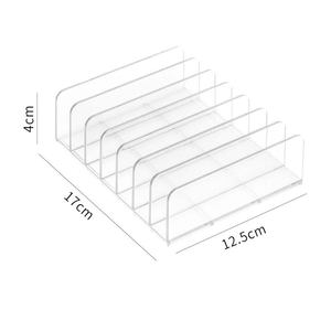 White Clear Acrylic Eco-Friendly Convenient Shelf Dividers Organizers for Purses Closet Separators Display <b>Rack</b> <b>Wood</b> Plastic - Product Image 2