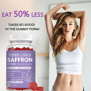 Zafferano Gummies Premium a base di erbe integratori di supporto dell'umore promuove il rilassamento positivo Stress alleviare l'equilibrio emotivo - Product Image 5