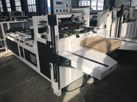 Colleuse de dossiers semi-automatique/machine de fabrication de boîtes en carton ondulé prix
