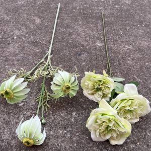 DD-001 <span class=keywords><strong>Flores</strong></span> <span class=keywords><strong>de</strong></span> Hortensia Artificiales <span class=keywords><strong>de</strong></span> Seda Verde al por Mayor, Estilo Nuevo, para Bodas, Uso en Interiores y Exteriores, Flor Artificial <span class=keywords><strong>de</strong></span> Seda Suave - Product Image 5