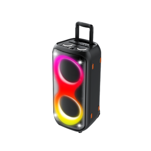 ลำโพง PA คุณภาพสูงขนาด2x8นิ้วพร้อมไมค์2ตัวสำหรับงานปาร์ตี้คาราโอเกะ - Product Image 4