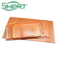 Carte de circuit imprimé électronique intelligente 12x18cm simple face 1.2mm, plaque universelle d'expérimentation en bakélite et cuivre pour breadboard