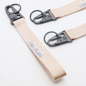 Custom Logo Personalized Corporate Giveaways Short <b>Lanyards</b> Bulk Wholesale High-Quality Nylon Wristlet Tactical <b>Key</b> Straps - Product Image 1
