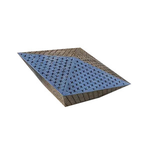 Jiahua Stainless Steel Faceted Hollow <b>Stone</b> Geometric Outdoor Floor Mount Sculpture - Product Image 5