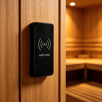 Bracelet RFID, carte électronique pour casier, serrure pour casiers de sauna, accepte logo personnalisé avec clé maîtresse
