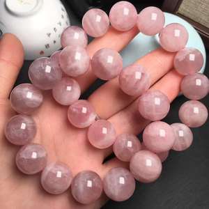 8-10mm <span class=keywords><strong>rosa</strong></span> quarzo di modo semplice braccialetto di pietra naturale quarzo <span class=keywords><strong>rosa</strong></span> <span class=keywords><strong>bracciale</strong></span> - Product Image 4