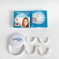 Kit de prothèses dentaires cosmétiques réutilisables en silicone écologique TPE certifié FDA pour le blanchiment des dents