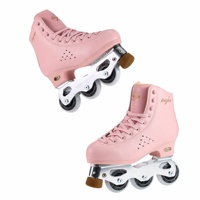 Patins à roulettes en cuir de haute qualité, durables et professionnels, roues en PU, roulements ABEC-7, coque en polypropylène, pour adultes