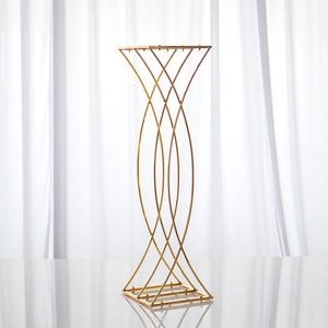 Nouveaux accessoires de mariage : Vases décoratifs électroplaqués pour allées florales, hôtels, restaurants et maisons, <span class=keywords><strong>hauteur</strong></span> <span class=keywords><strong>80</strong></span> <span class=keywords><strong>cm</strong></span>, largeur 22 <span class=keywords><strong>cm</strong></span> - Product Image 1