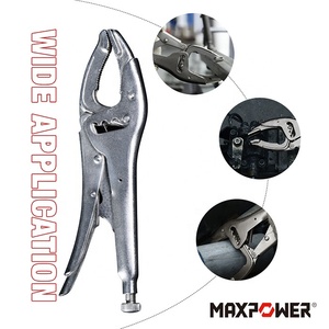 Maxpower chế biến gỗ 250mm cong hàm khóa plier 4 vị trí 10 inch phó Grips - Product Image 3
