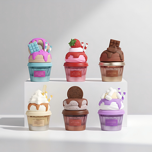 Spray EDP <span class=keywords><strong>de</strong></span> 100 ml |   Diseño <span class=keywords><strong>de</strong></span> Cupcake <span class=keywords><strong>con</strong></span> Forma <span class=keywords><strong>de</strong></span> Helado |   <span class=keywords><strong>Aroma</strong></span> Floral Afrutado Dulce y Duradero | Perfume <span class=keywords><strong>de</strong></span> Lujo para <span class=keywords><strong>Mujer</strong></span>, Venta Caliente, OEM - Product Image 1