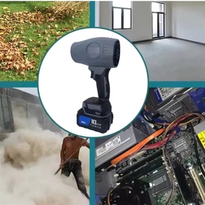 Mini-sèche-cheveux portatif 21V haute vitesse et puissant, dépoussiéreur à air pur avec ventilateur à jet puissant et souffleur - Product Image 2