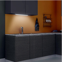 Lumière LED rechargeable sous l'armoire, détecteur de mouvement, lumière de placard magnétique sans fil, lumière de garde-robe pour cuisine, chambre à coucher