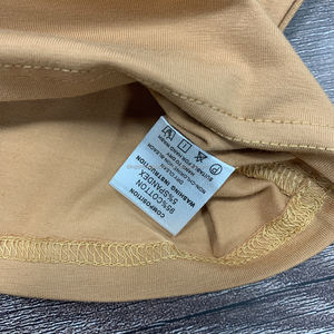 Vente <span class=keywords><strong>en</strong></span> gros de t-shirts courts d'été de haute qualité pour femme t-shirts personnalisés unis col <span class=keywords><strong>rond</strong></span> couleur assortie élastique couleur rétro - Product Image 5