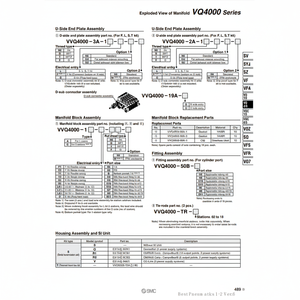Conjunto de tirante SMC Pneumatics, piezas neumáticas - Product Image 1