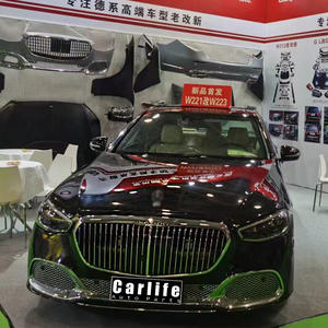 Kit de carrocería de parachoques de coche de ajuste perfecto para Mercedes Benz Clase S W221 2006-2013 actualización a estilo W223 <span class=keywords><strong>Maybach</strong></span> 21 + - Product Image 4