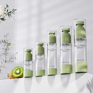 Sang Trọng Tùy Chỉnh Logo Không Có Không Khí Bơm Chai 15Ml <span class=keywords><strong>30Ml</strong></span> 50Ml 80Ml 100Ml Pet Nhựa Huyết Thanh Kem Dưỡng Da Cho Bền Vững Bao Bì Mỹ Phẩm - Product Image 1