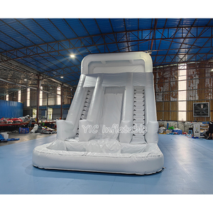 Scivolo gonfiabile personalizzabile della casa di rimbalzo per lo scivolo bianco durevole dei bambini per il <span class=keywords><strong>compleanno</strong></span> delle feste domestiche - Product Image 2