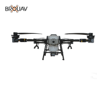 Pulvérisateur agricole à drone de grande capacité 100L pour l'agriculture, pulvérisation, épandage et distribution 3 en 1, positionnement RTK 360° °   LiDAR