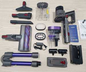 Aspirateur sans fil intelligent AZA RTS S702, système de filtration à neuf étapes, double bac à poussière, léger et facile à utiliser - Product Image 2