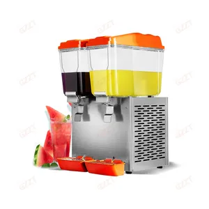 32L commercial Hotel automatic Double tanks stainless steel Cold Warm Drink spray mixing Electric Fruit Juice Dispenser Machine
